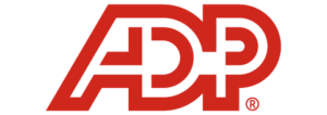 ADP logo for Best HRIS 2023